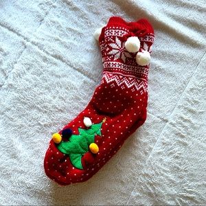 NWOT Cozy Christmas Slipper Socks
